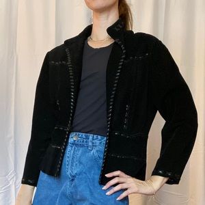 Genuine leather vintage jacket